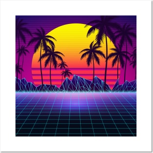 Magnificent Sunset Dreamwave Posters and Art